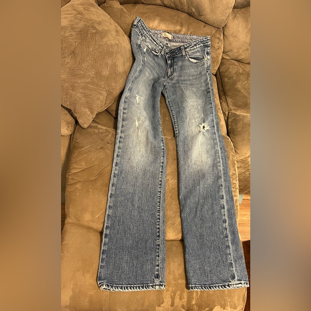 Straight leg jeans